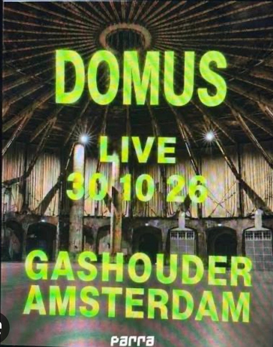 Ticket DOMUS LIVE Mula 30 oktober 2026, Eén persoon, Oktober