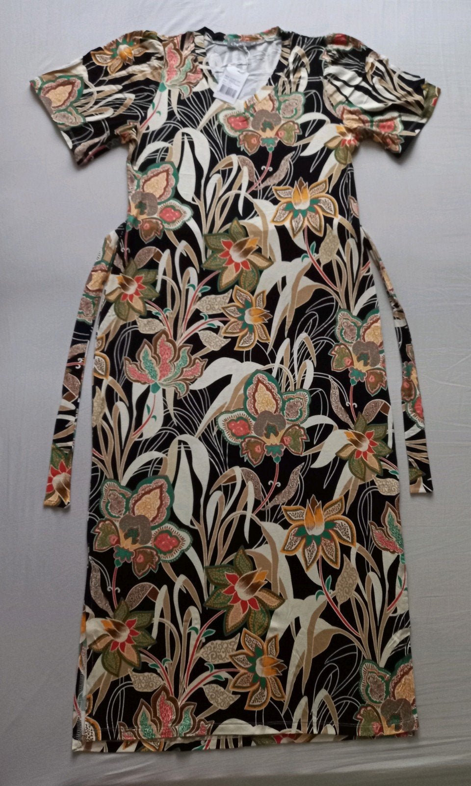 Geisha batikprint jurk (L/40), Geisha, Meerkleurig, Maat 42/44 (L), Nieuw