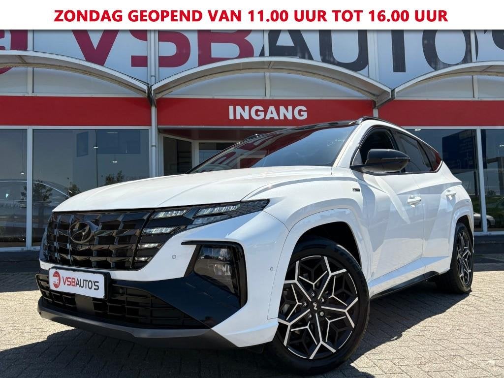 Hyundai TUCSON 1.6 TGDI PLUG-IN HYBRIDE 265PK AUT. N-LINE EX, Auto's, Automaat, Gebruikt, Huisgarantie, Met garantie (alle)