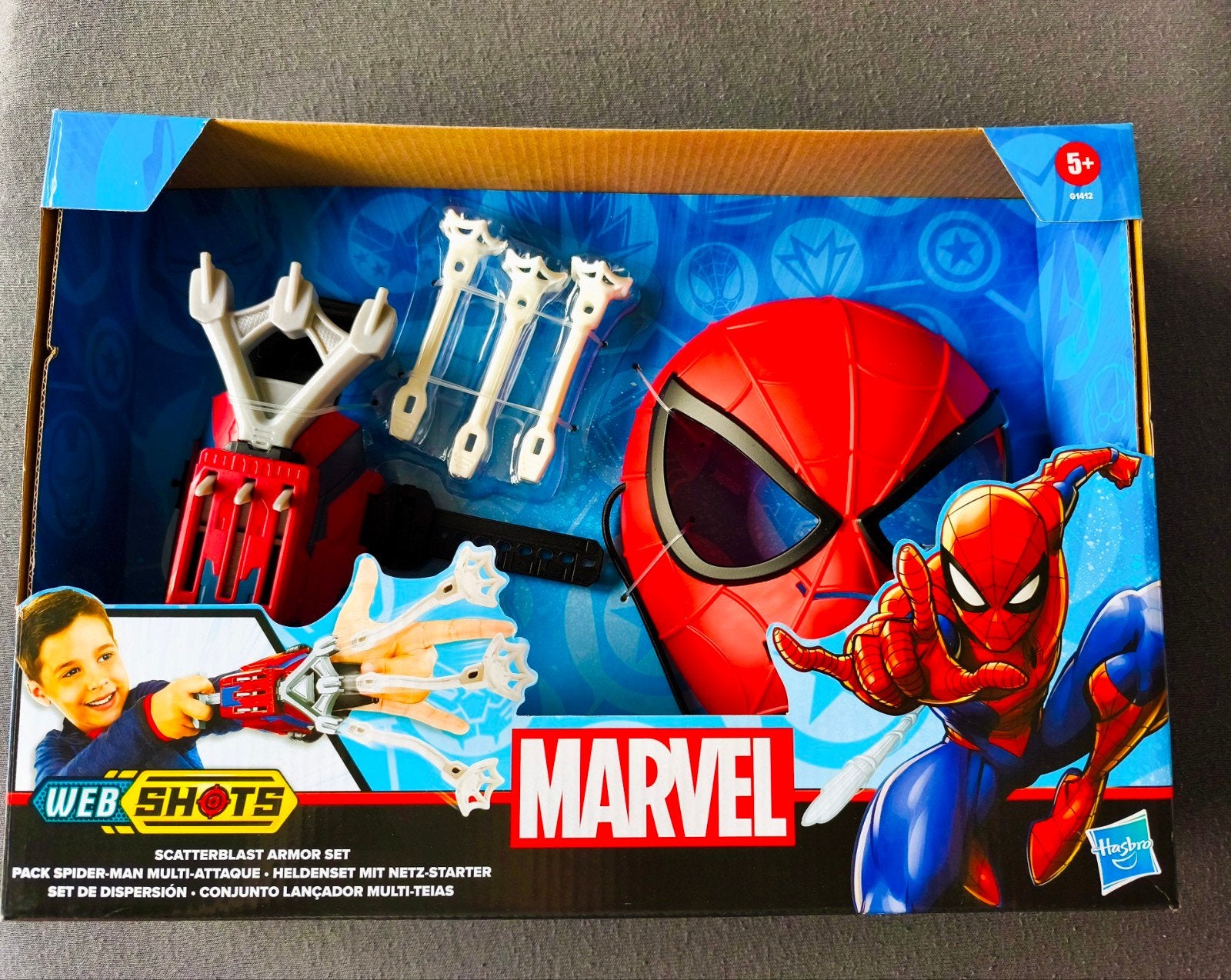 Marvel Spider-Man Speelset: Masker & Web Shooter, Ophalen of Verzenden, Nieuw