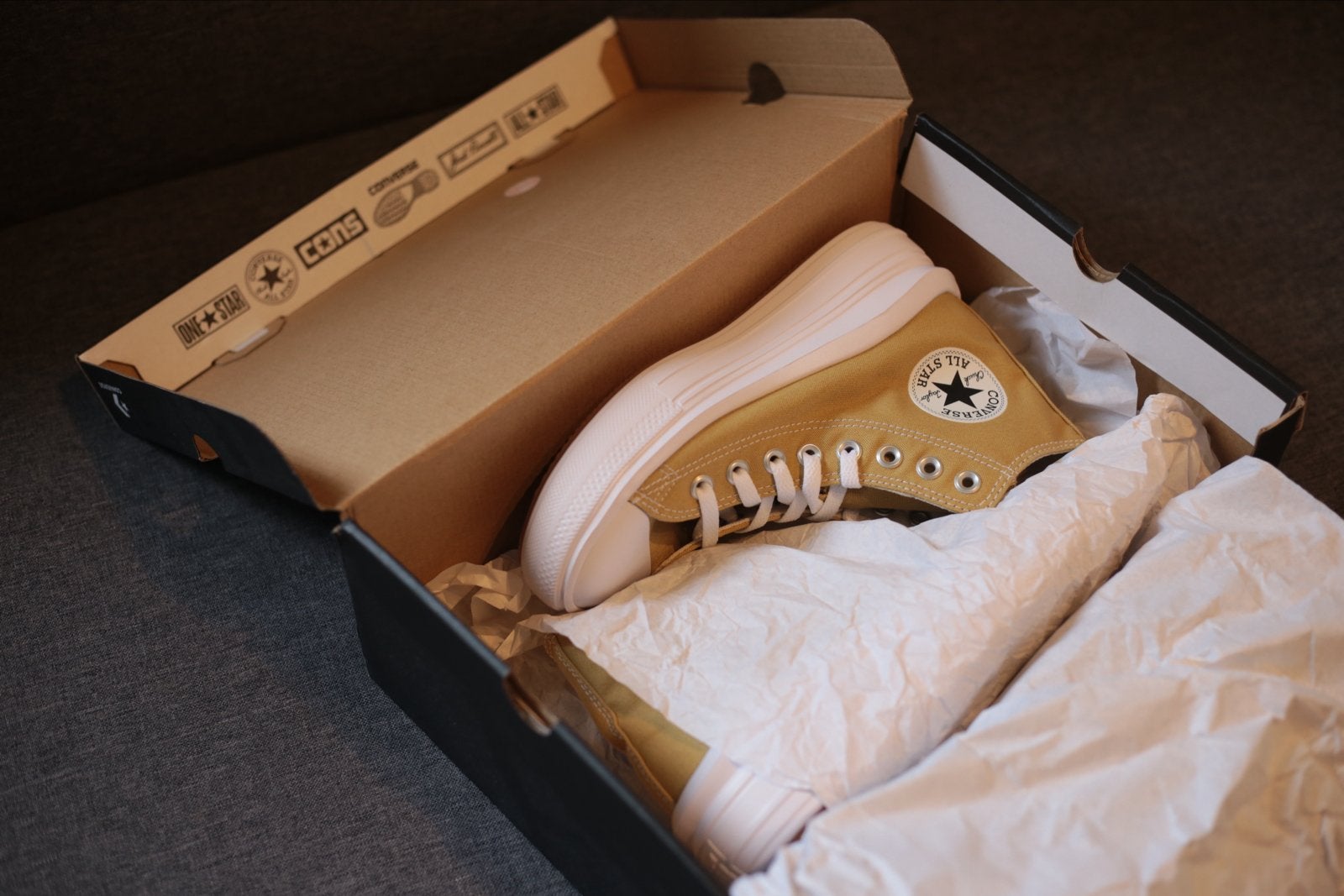 Converse Chuck Taylor All Star Move Platform Sneakers, Kleding | Dames, Ophalen of Verzenden, Nieuw, Geel, Sneakers of Gympen