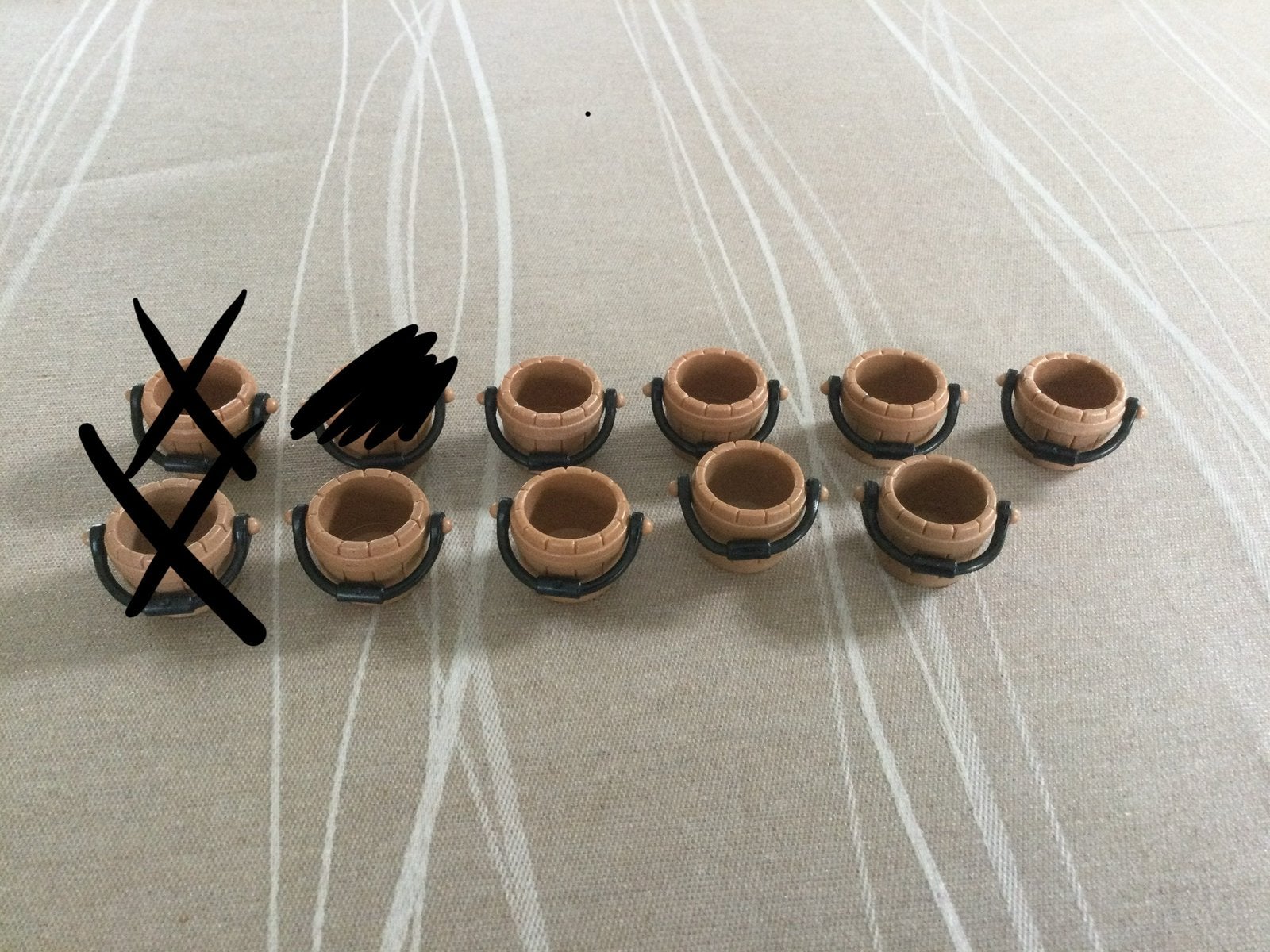 Playmobil bruine emmertjes., Ophalen of Verzenden, Zo goed als nieuw