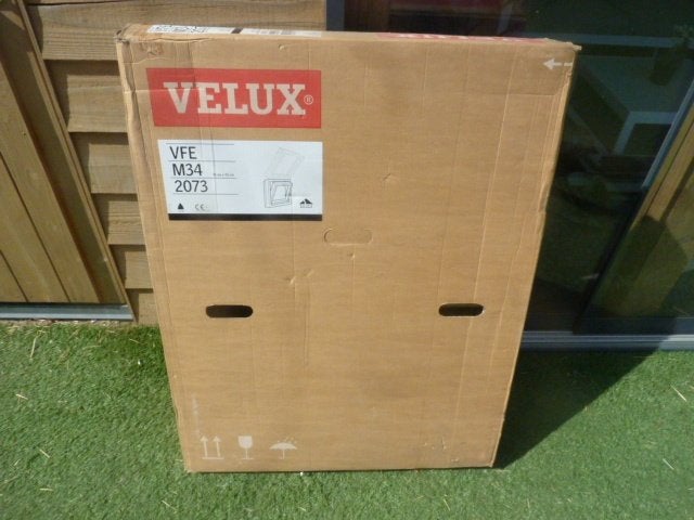 Nieuwe Velux VFE M34 2073 Dakramen - 78x95 cm - 2 stuks, Ophalen, Overige merken, Hout, 78 cm