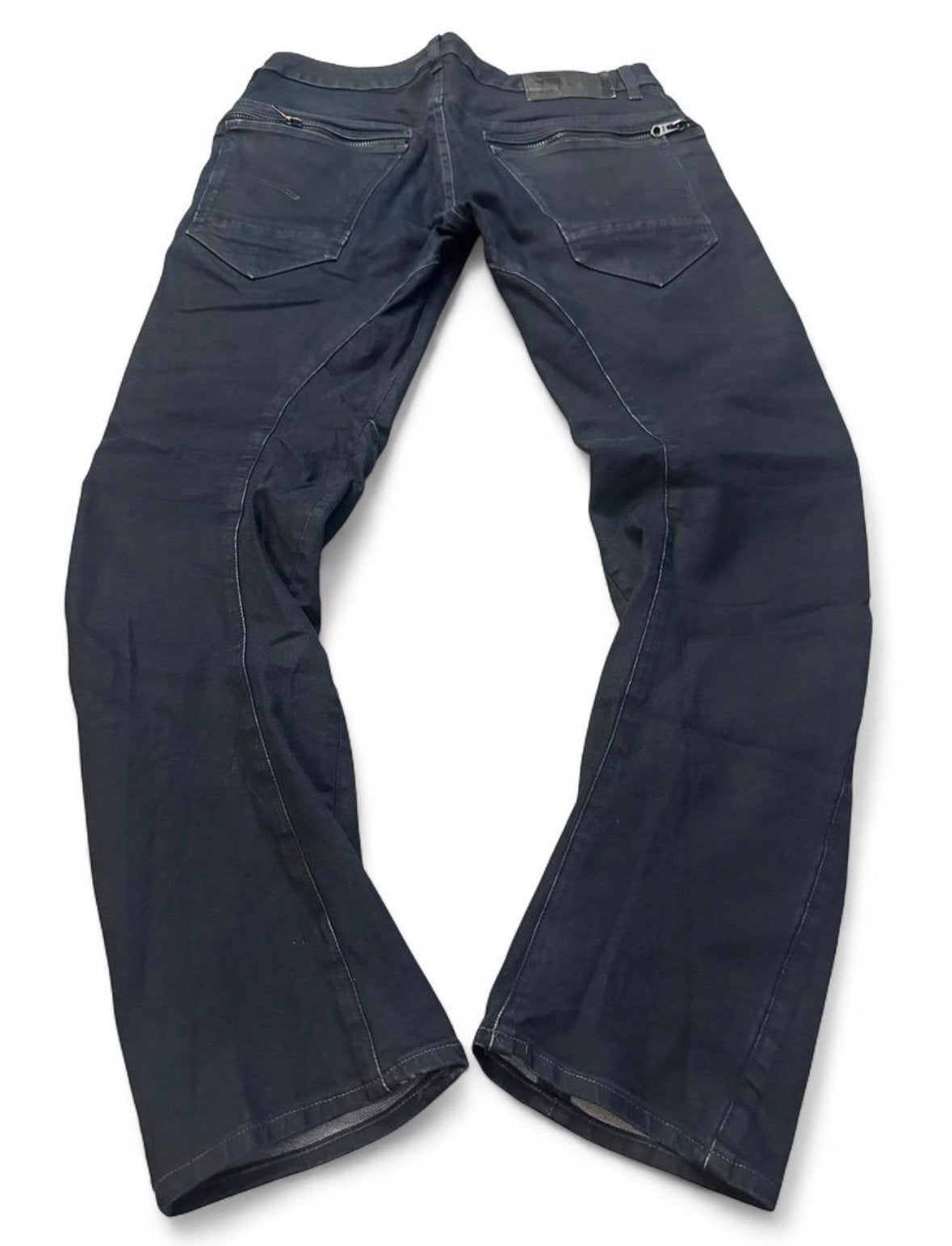 G-Star RAW Arc Zip 3D Slim Jeans W33 L32 Zwart/Middernachtbl, Ophalen of Verzenden, Gedragen, Zwart, W33 - W34 (confectie 48/50)