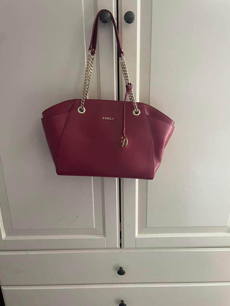 Furla tas, Verzenden, Nieuw, Rood, Schoudertasje