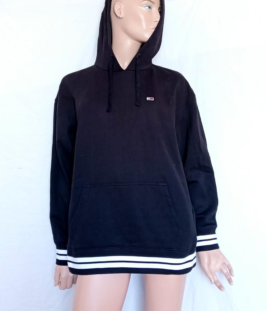 TOMMY HILFIGER Hoodie, Ophalen of Verzenden, Zo goed als nieuw, Maat 42/44 (L), Zwart
