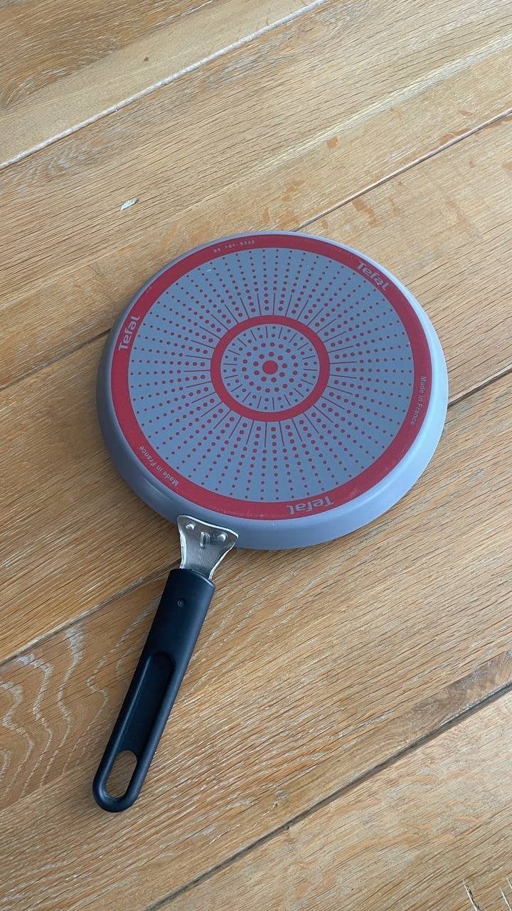 Tefal pannenkoekenpan - Nieuwstaat, Overige typen, Ophalen, Nieuw, Zwart