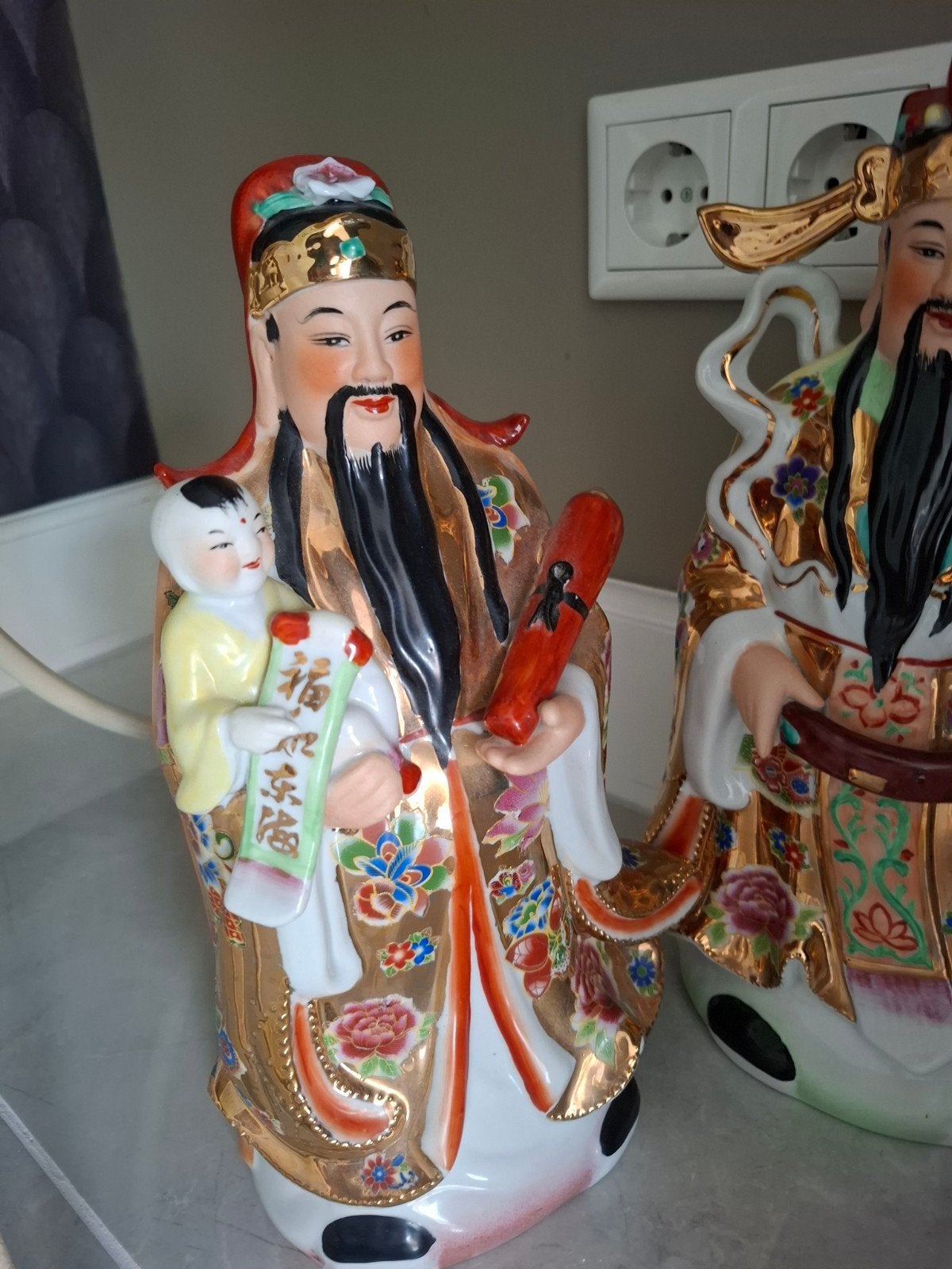 Set van 3 Chinese geluksbeelden (Fu Lu Shou), Verzamelen, Ophalen