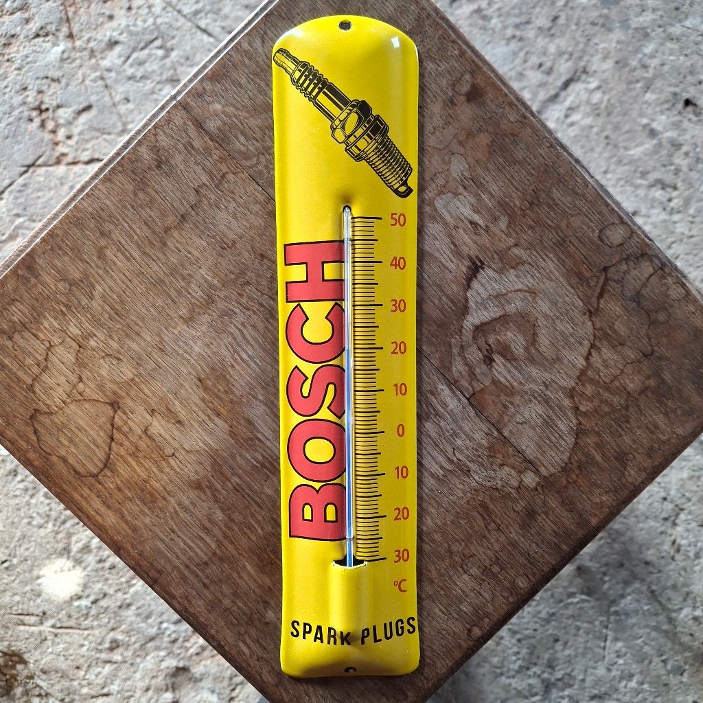 Bosch thermometer - Echt authentiek emaille, Ophalen of Verzenden