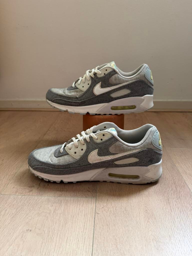 Nike Air Max 90 Recycled Canvas maat 45, Kleding | Heren, Schoenen, Ophalen of Verzenden, Zo goed als nieuw, Overige kleuren