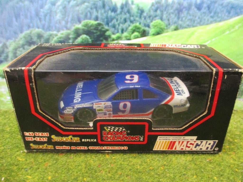 1/43 Ford Thunderbird NASCAR Melling Racing Bill Elliot, Ophalen of Verzenden, Nieuw, Auto, Overige merken