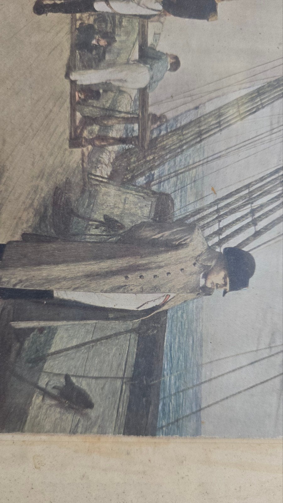 Napoleon  op schip met matrozen, Verzenden