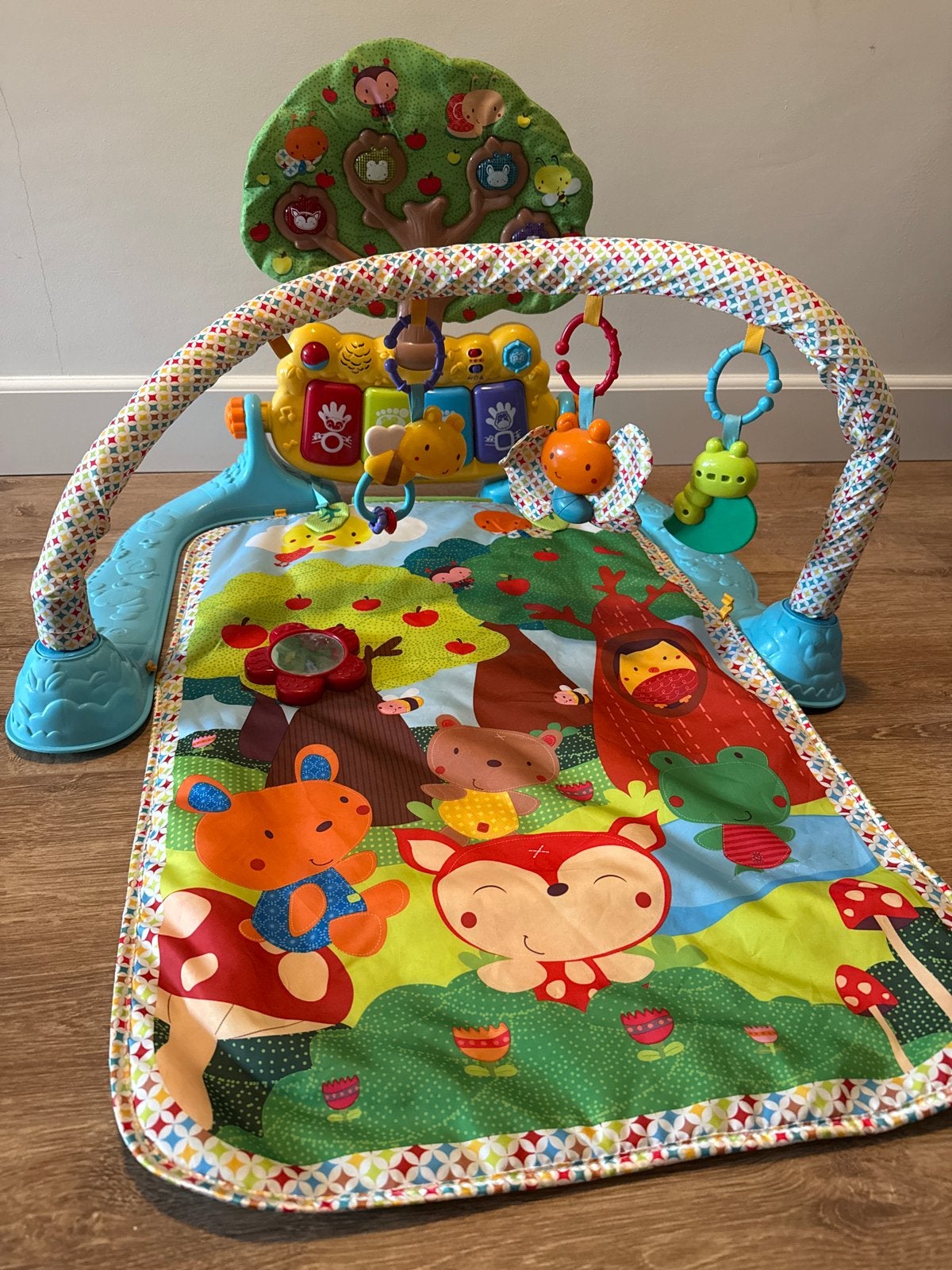 VTech Babygym Speelkleed met Piano en Muziek, Ophalen, Gebruikt, Speelkleed, Met licht