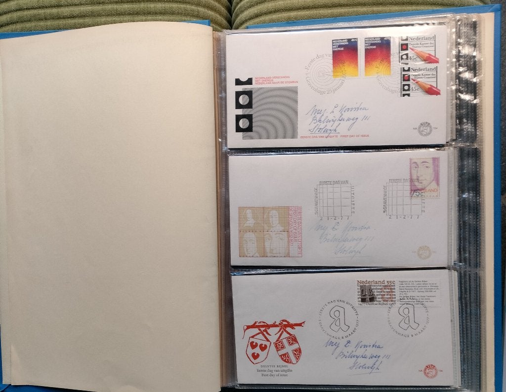 FDC Nederland 1977-1980 beschreven, Postzegels en Munten, Ophalen of Verzenden, Beschreven, Nederland