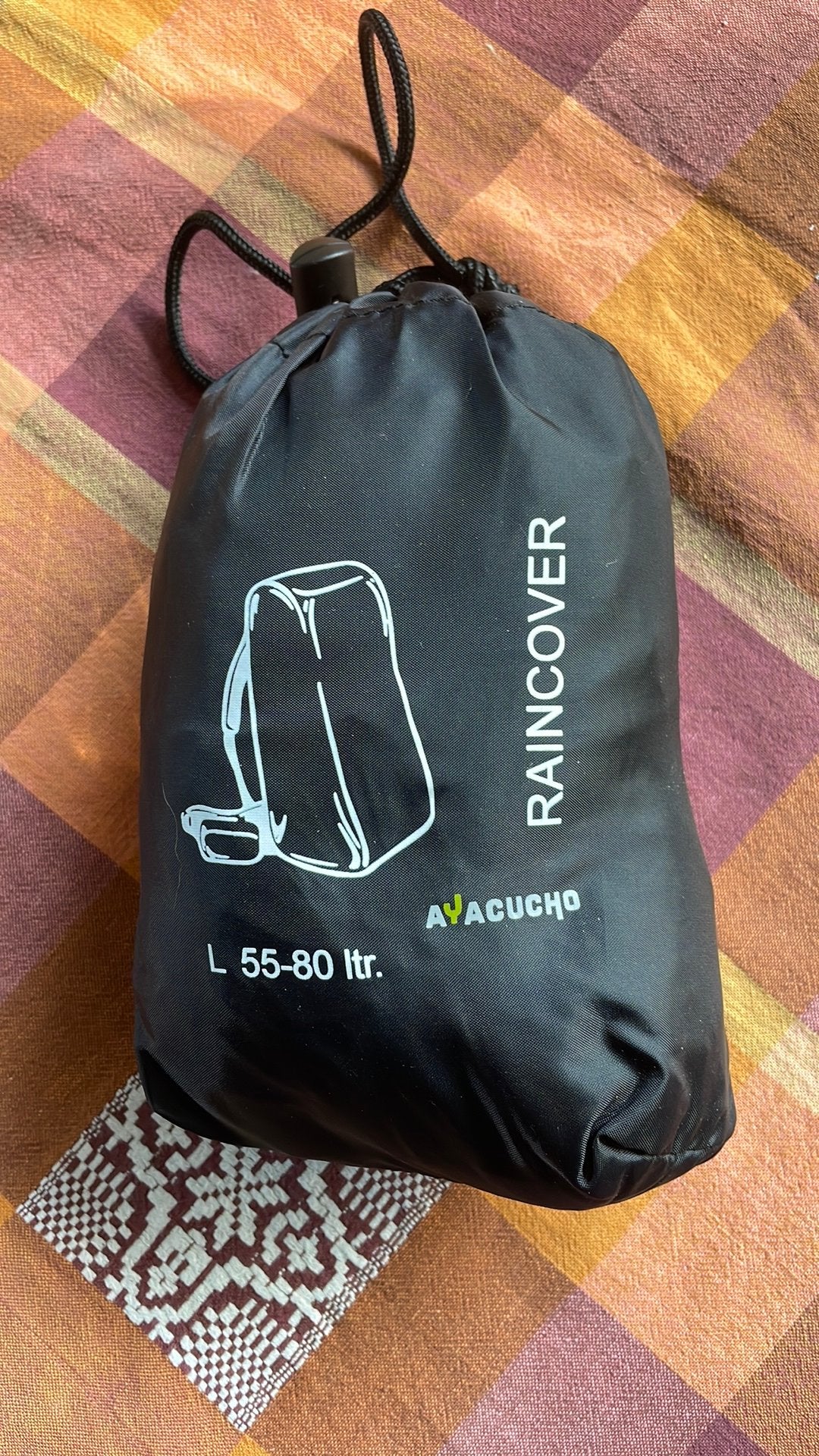 Rugzak raincover Ayacucho 55-80 l  NIEUW, Ophalen of Verzenden, Zo goed als nieuw, Rugzak