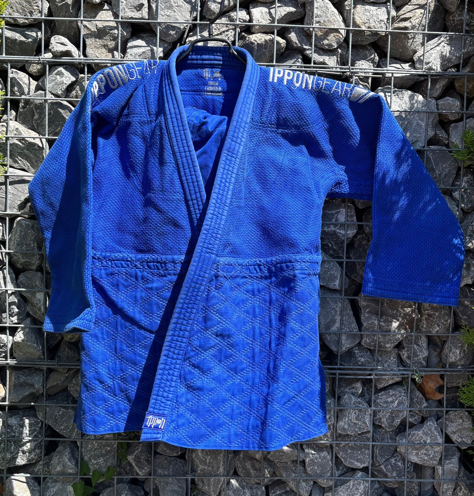 Ippon Gear blauw judopak, Sport en Fitness, Maat XS of kleiner, Judo, Vechtsportpak, Ophalen of Verzenden