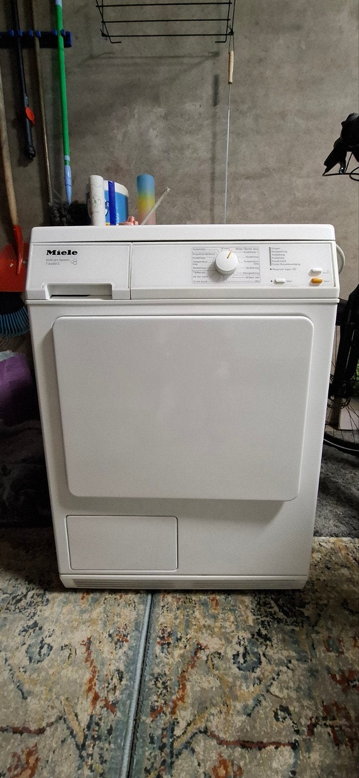 Miele T 8400 C SoftCare System Condensdroger, Witgoed en Apparatuur, 6 tot 8 kg, Gebruikt, Anti-kreukfase, Ophalen of Verzenden