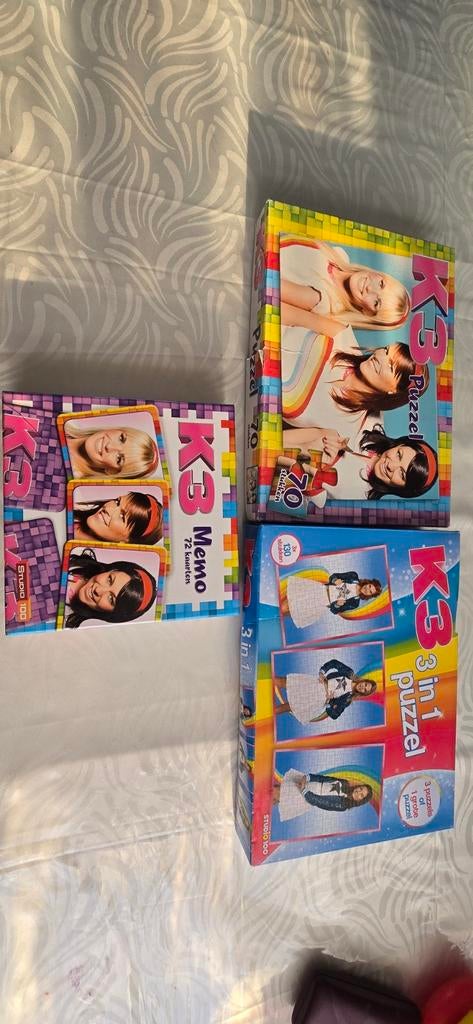 K3 puzzels en memory, Ophalen of Verzenden, Zo goed als nieuw
