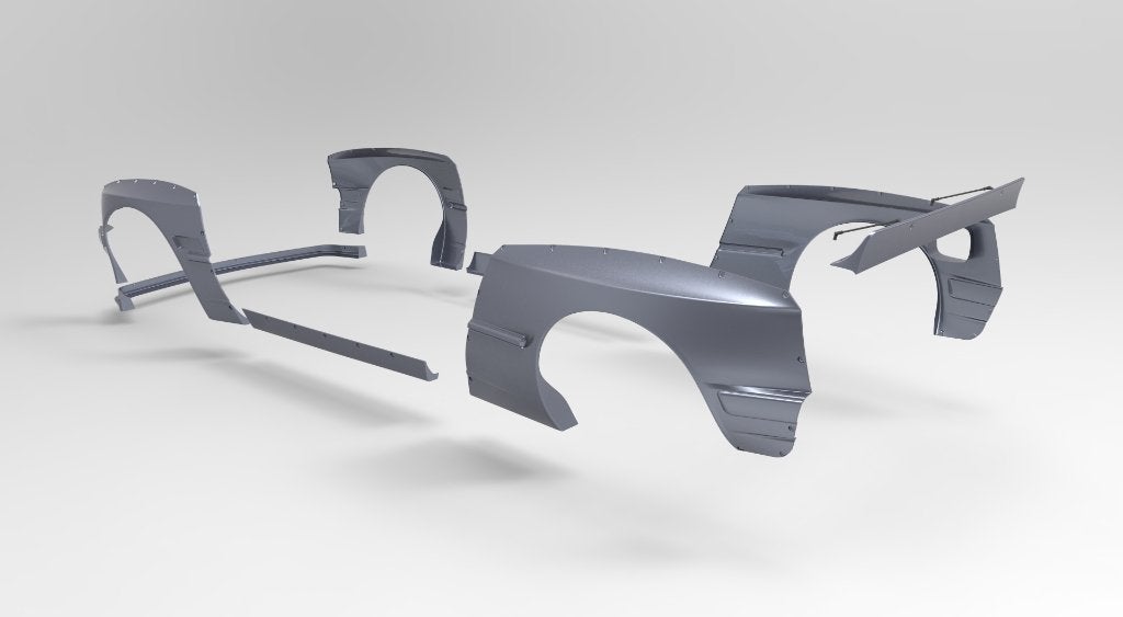 PowerParts Pandem Style bodykit - BMW 3-serie E30 coupe, Ophalen of Verzenden