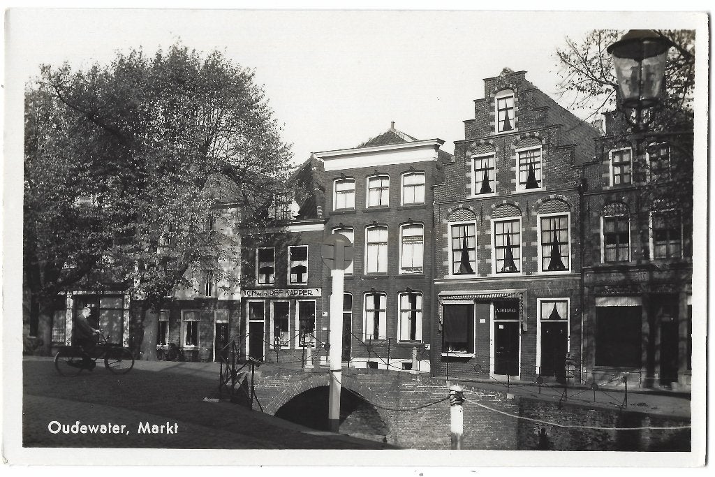 Oudewater, Markt, Verzamelen, Ansichtkaarten | Nederland, Ongelopen, Utrecht, 1940 tot 1960, Verzenden