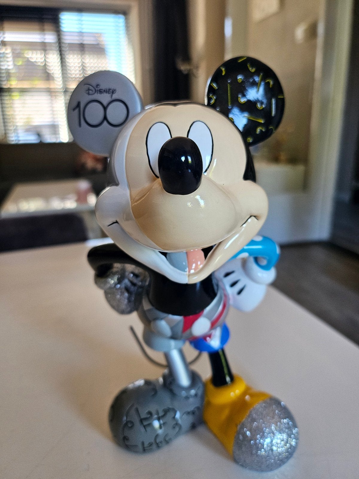 Disney Britto Mickey Mouse 100 Years, Ophalen of Verzenden, Mickey Mouse, Nieuw, Beeldje of Figuurtje