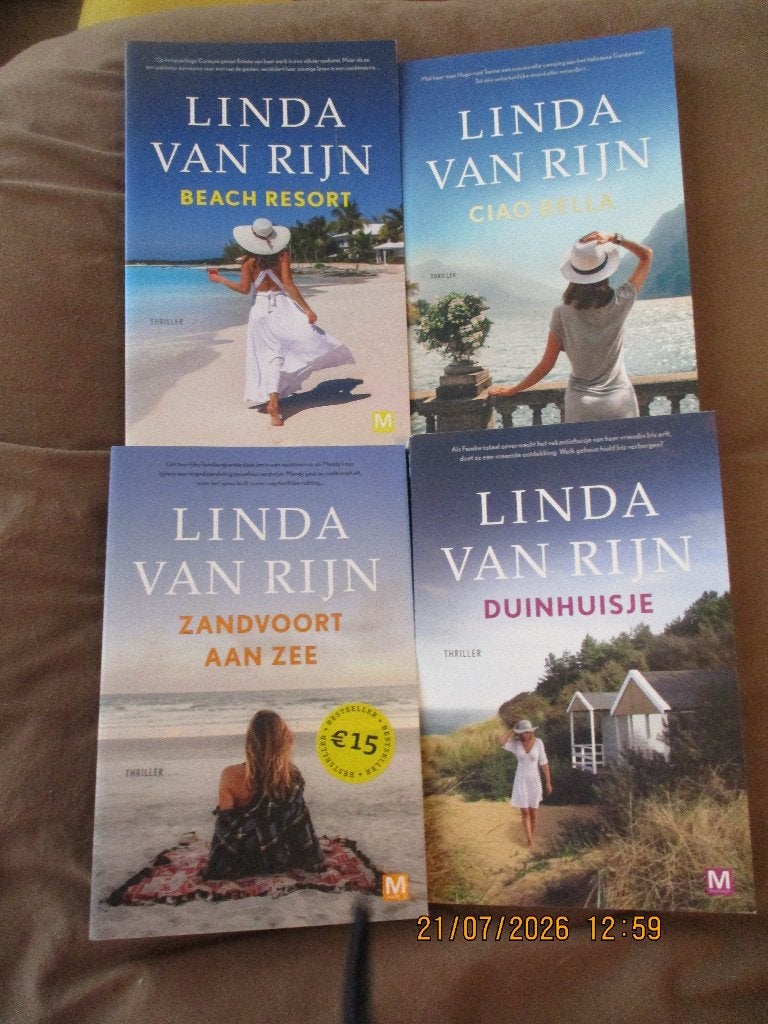 Boeken Linda van Rijn 4 stuks, Ophalen of Verzenden, Gelezen, Linda van Rijn