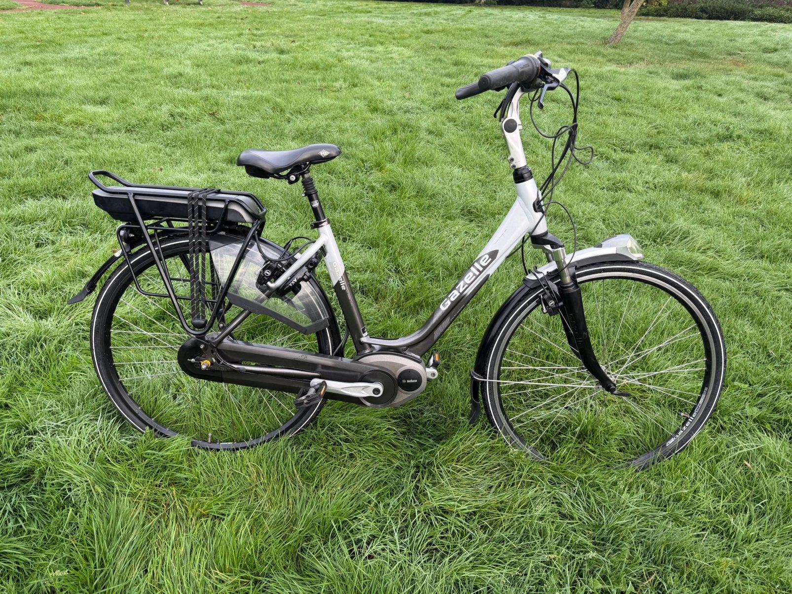 Gazelle Orange C7 HMB elektrische fiets met Bosch Active Lin, Ophalen, Gebruikt, 51 tot 55 cm, 50 km per accu of meer