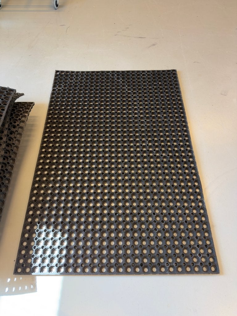 Rubberen matten 150x100 cm - 15 stuks - Nette staat, Ophalen, Gebruikt, Rubber, Binnen