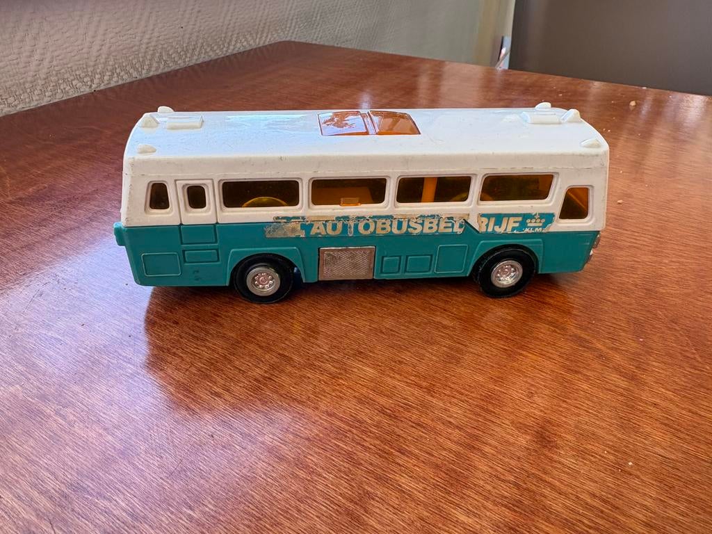 Vintage KLM speelgoed bus, Ophalen of Verzenden, Zo goed als nieuw, Bus of Vrachtwagen, Overige merken