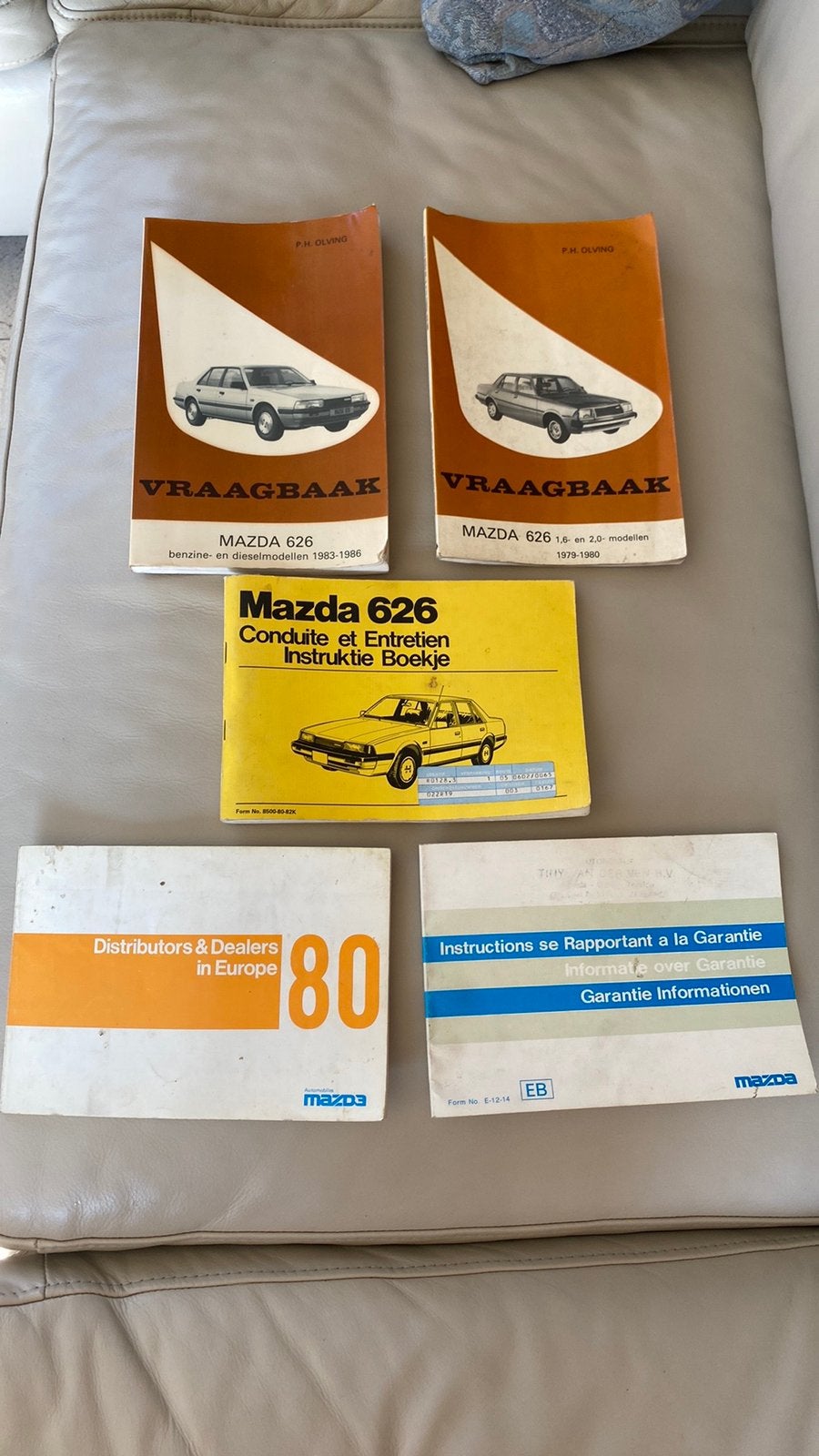 Diversen Mazda boekjes 626, Ophalen of Verzenden