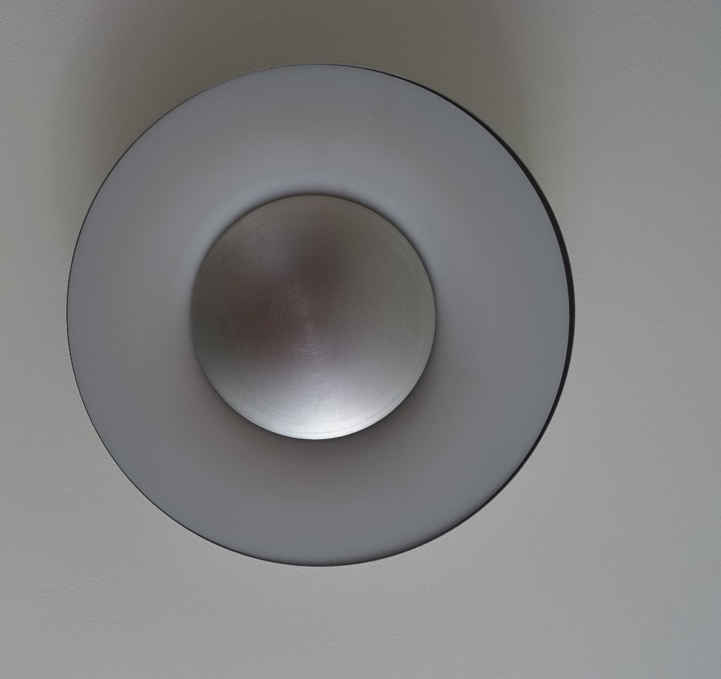 Negen (of minder) wand/plafondlampen van Philips., Ophalen, Zilver, Inclusief lichtbron, Modern