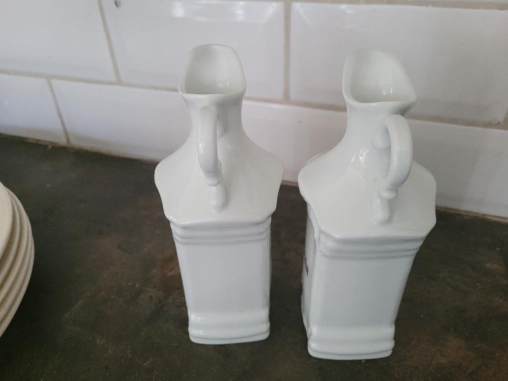 Vintage olie en azijn stel, Huis en Inrichting, Keuken | Keukenbenodigdheden, Heikant 21 Kaatsheuvel, Overige typen, Belle Vieille Brocante