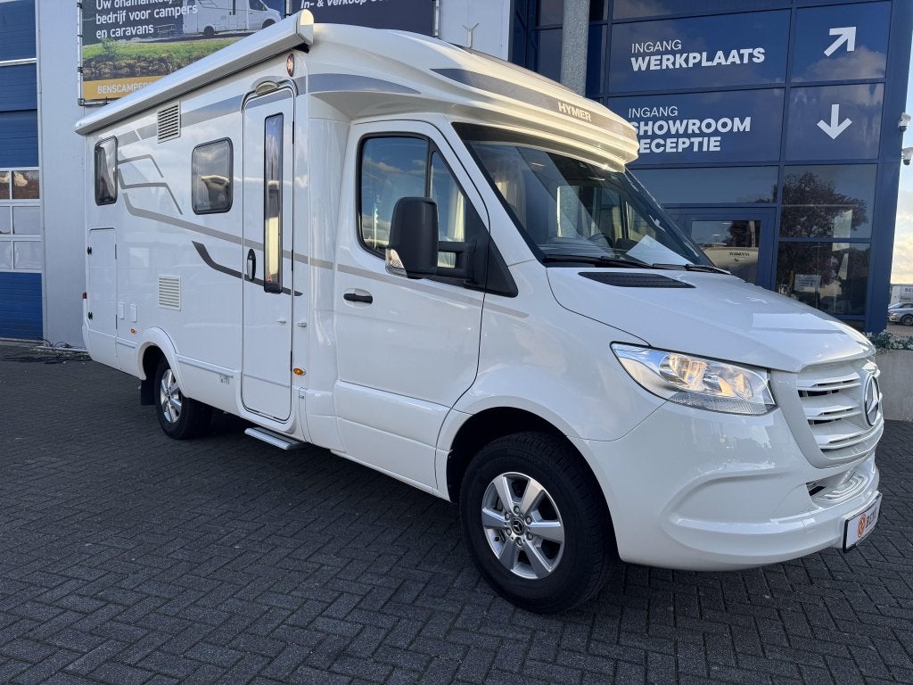Prachtige compacte Hymer ML-T 570 Lengtebedden Mercedes, Automaat, Chemisch toilet, Verwarmde buitenspiegels, Raamblindering