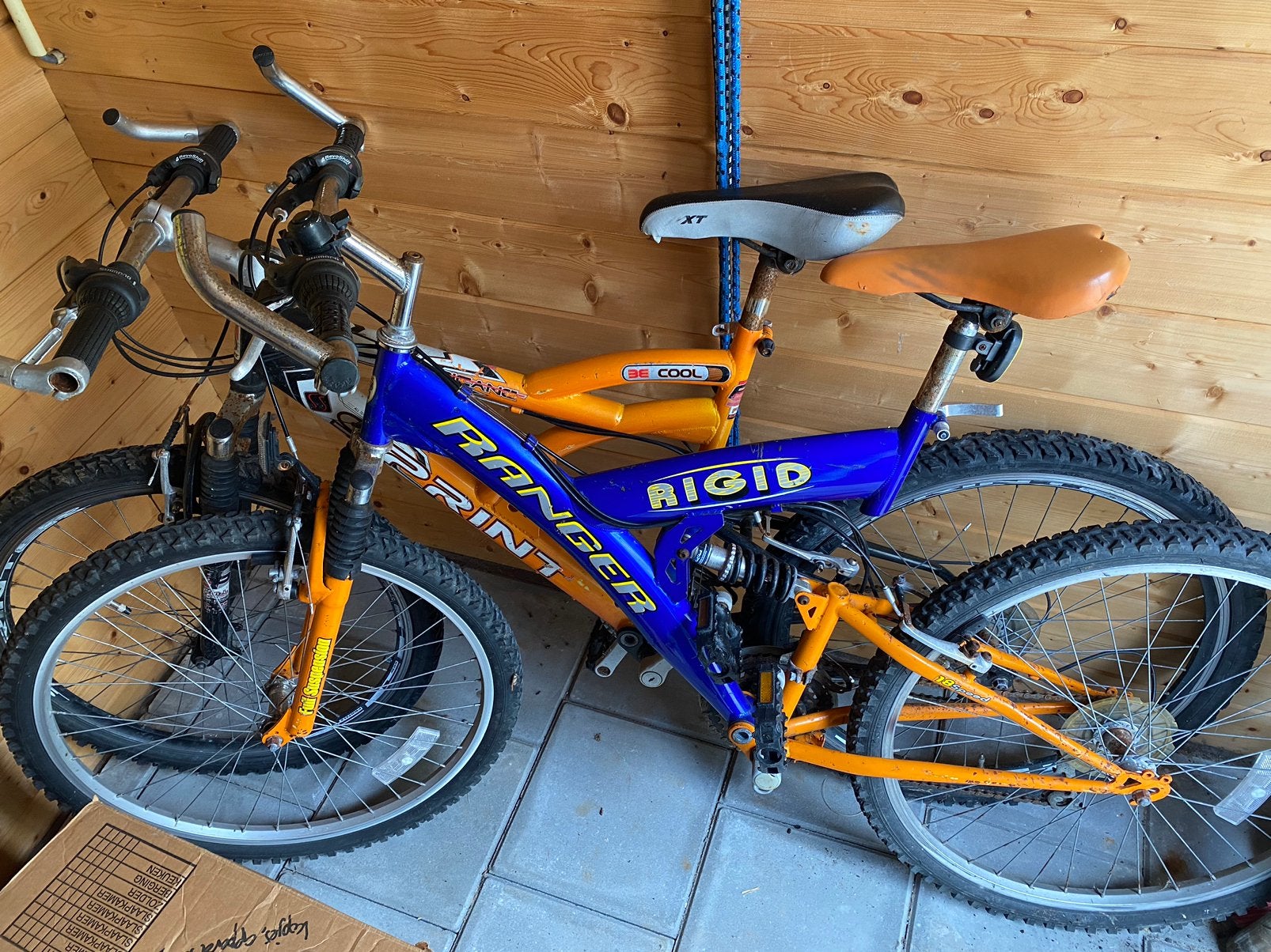 2 mountainbikes te koop, Gebruikt, Velgrem, Versnellingen, Ophalen
