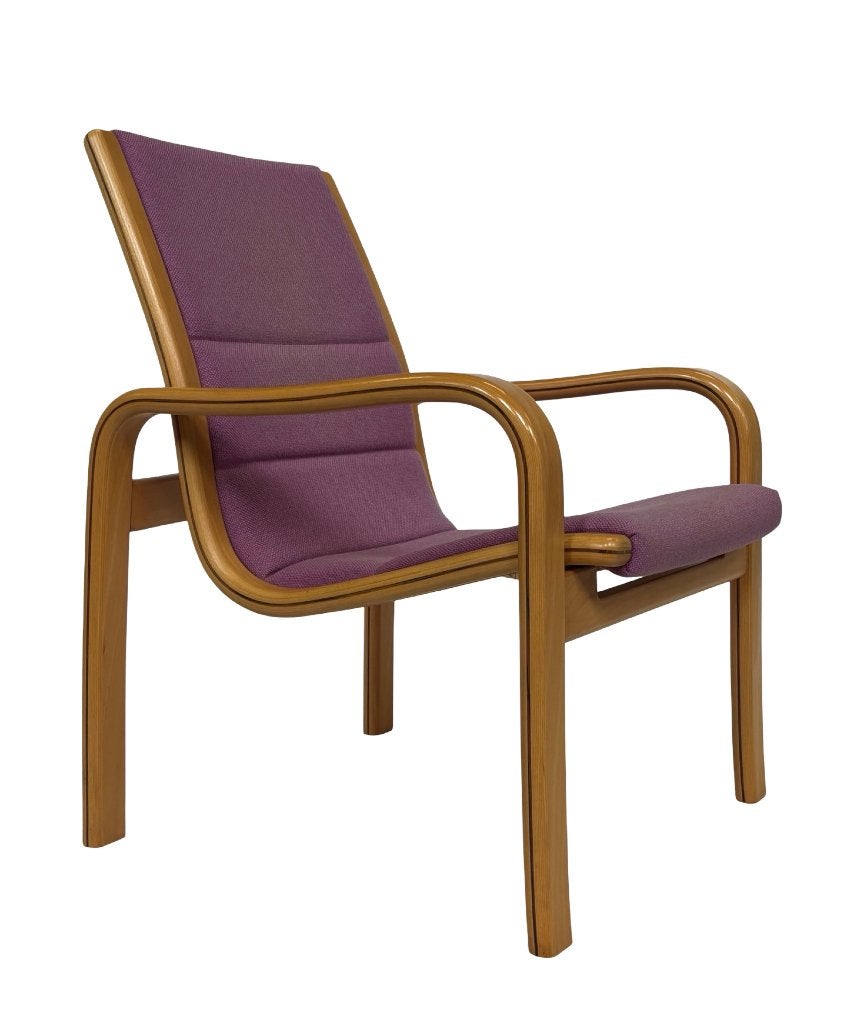 Vintage Yngve Ekström Swedese Fauteuil Melano Armchair, Vintage, Hout, Gebruikt, Vintage