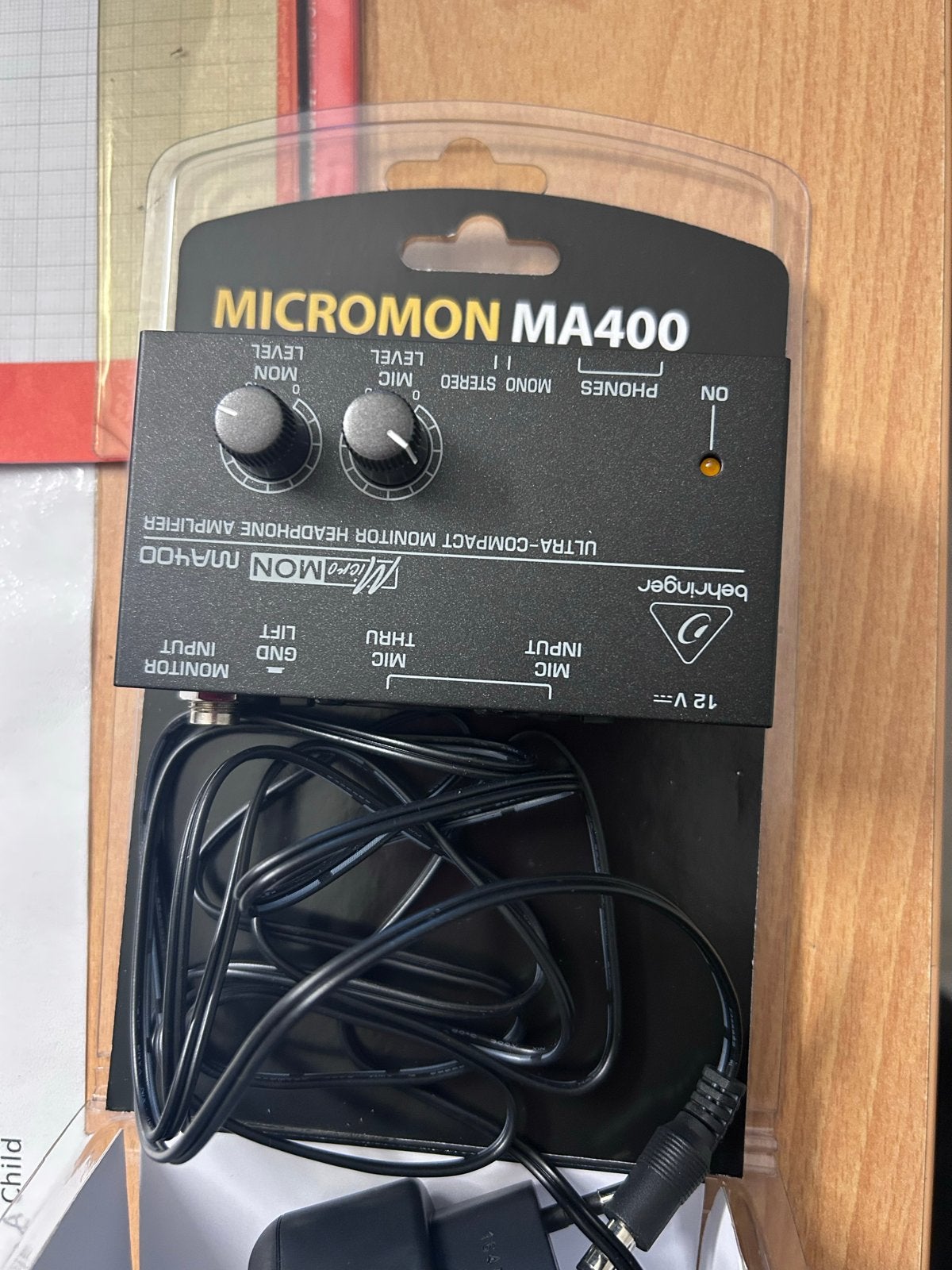 Behringer MicroMON MA400 Hoofdtelefoonversterker, Ophalen of Verzenden, Zo goed als nieuw
