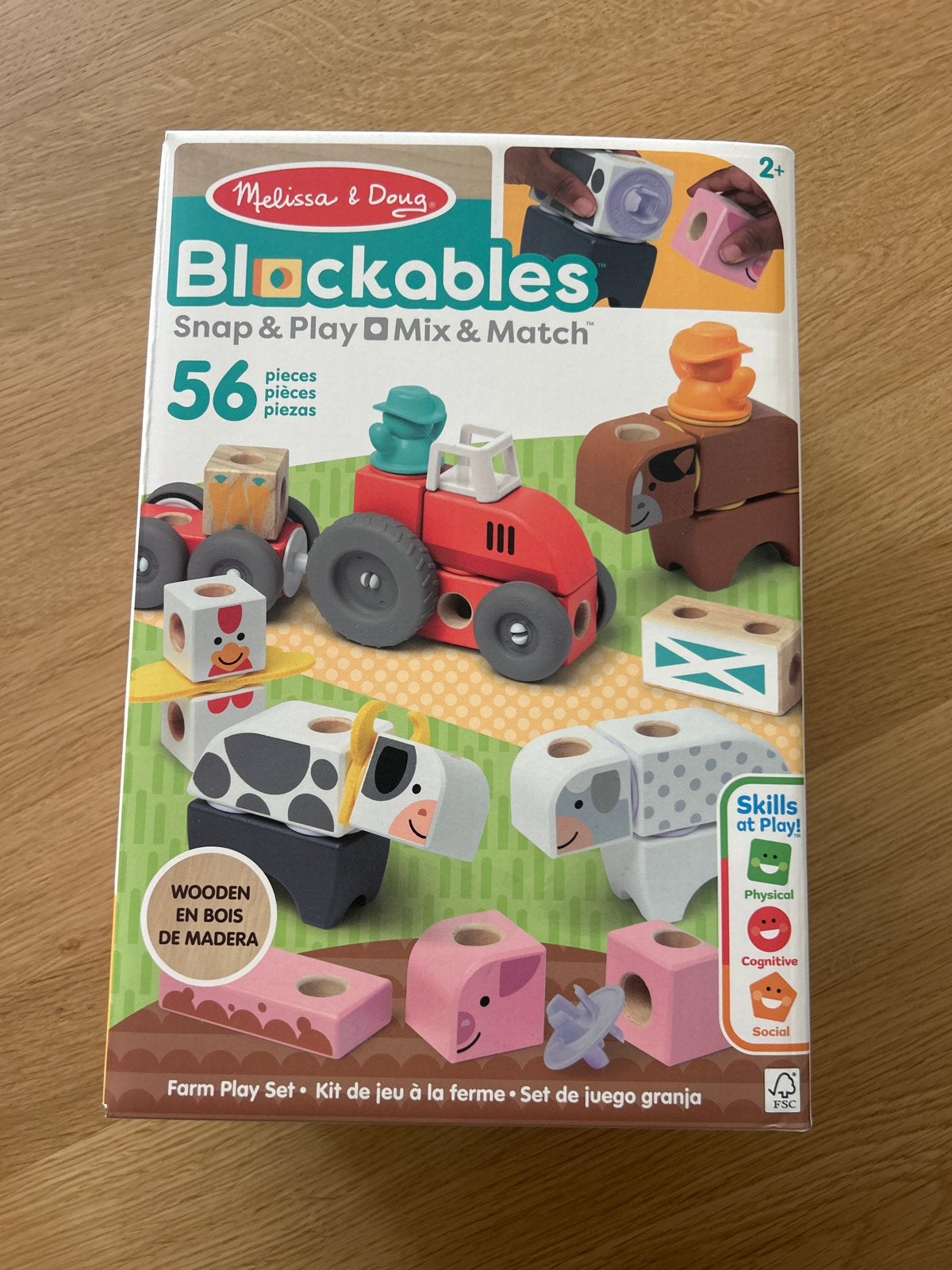 Melissa & Doug Blockables Boerderij Speelset, Ophalen of Verzenden, Nieuw, Overige typen