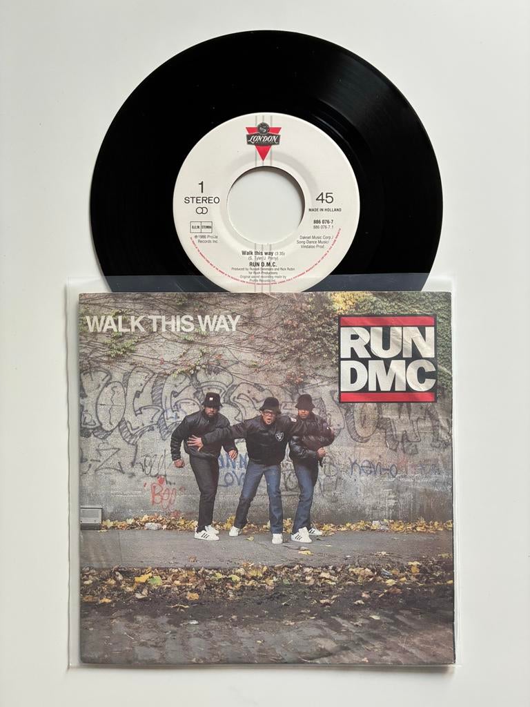 RUN DMC - Walk this way, Ophalen of Verzenden, 7 inch, Single