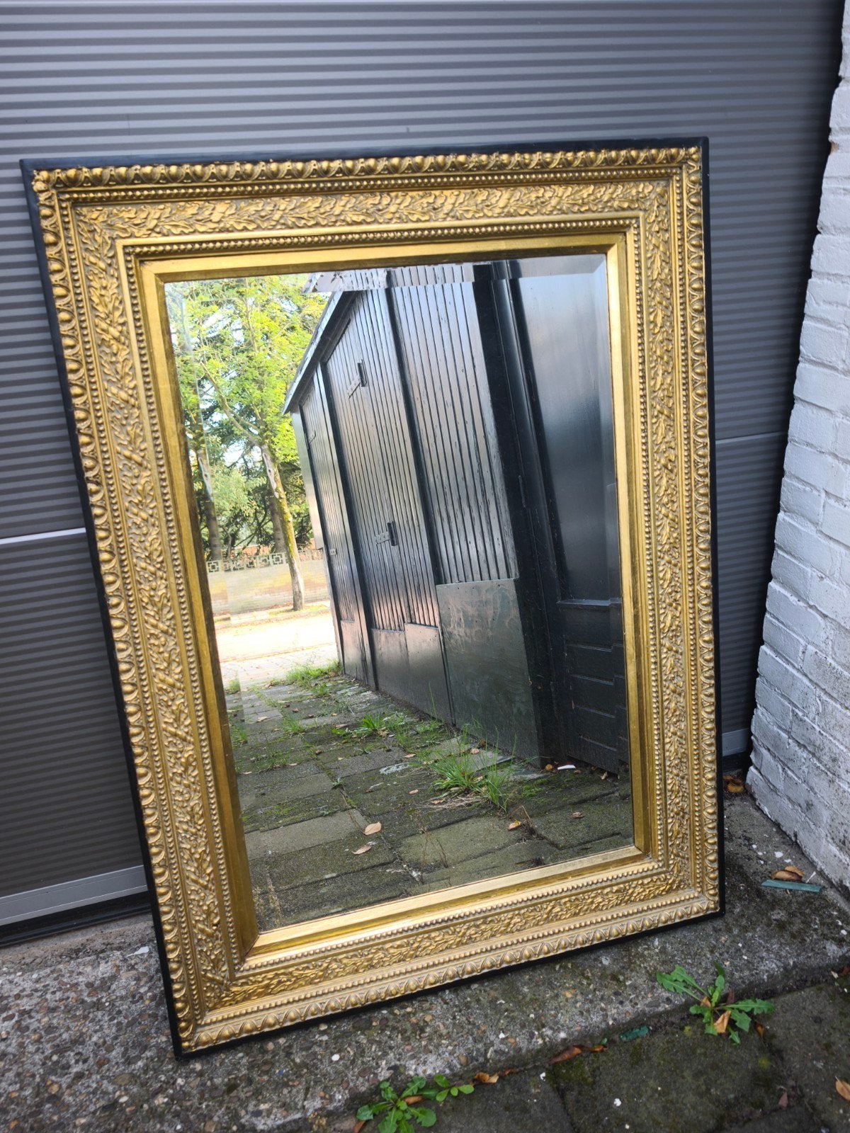 Mooie vintage spiegel, Huis en Inrichting, Ophalen, Gebruikt, 100 tot 150 cm, 75 tot 100 cm