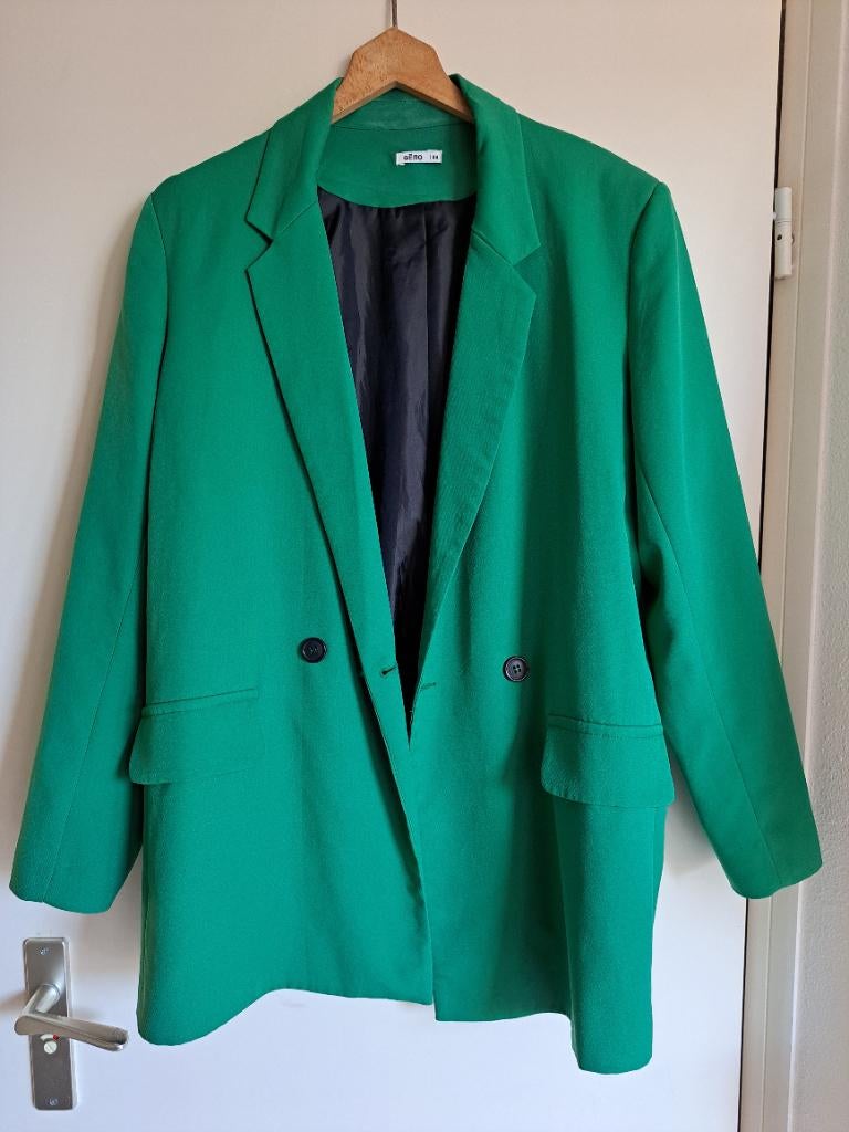 Groene Blazer - maat 44, Verzenden, Maat 42/44 (L), Jasje, Groen