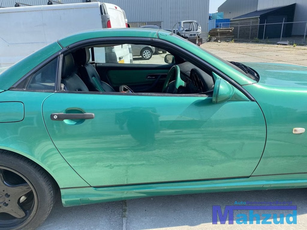 MERCEDES SLK R170 Groen 252 rechts deur portier 1996-2004, Gebruikt, Mercedes-Benz AG, Deur, Mercedes-Benz