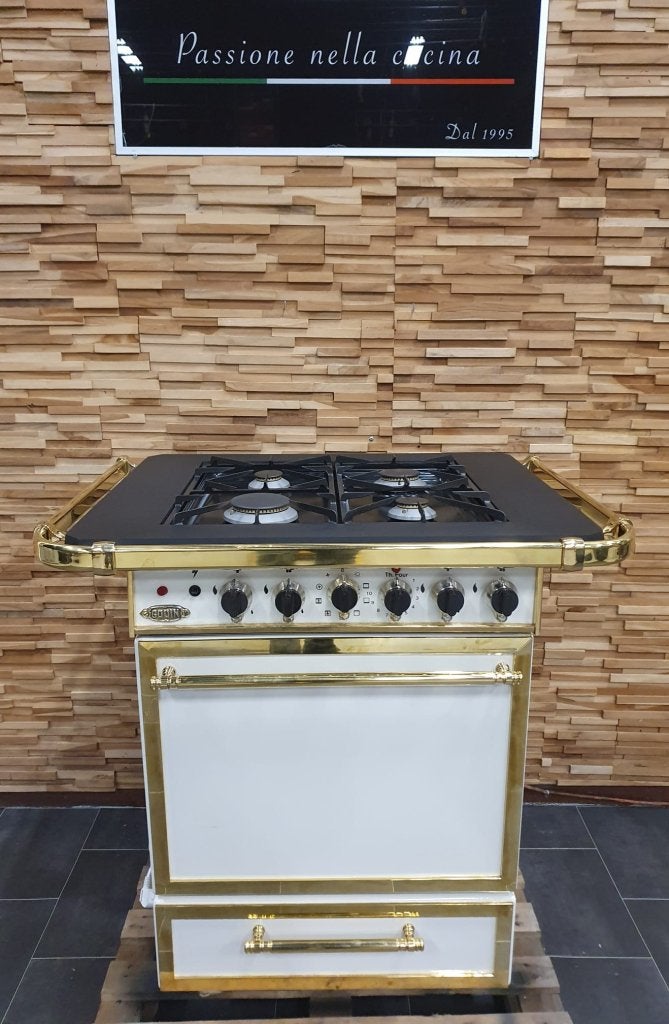 🔥Luxe Godin Fornuis 60/78/88cm crème / ivoor wit 1 oven, Niet ingevuld, 60 cm of meer, Niet ingevuld, Zo goed als nieuw