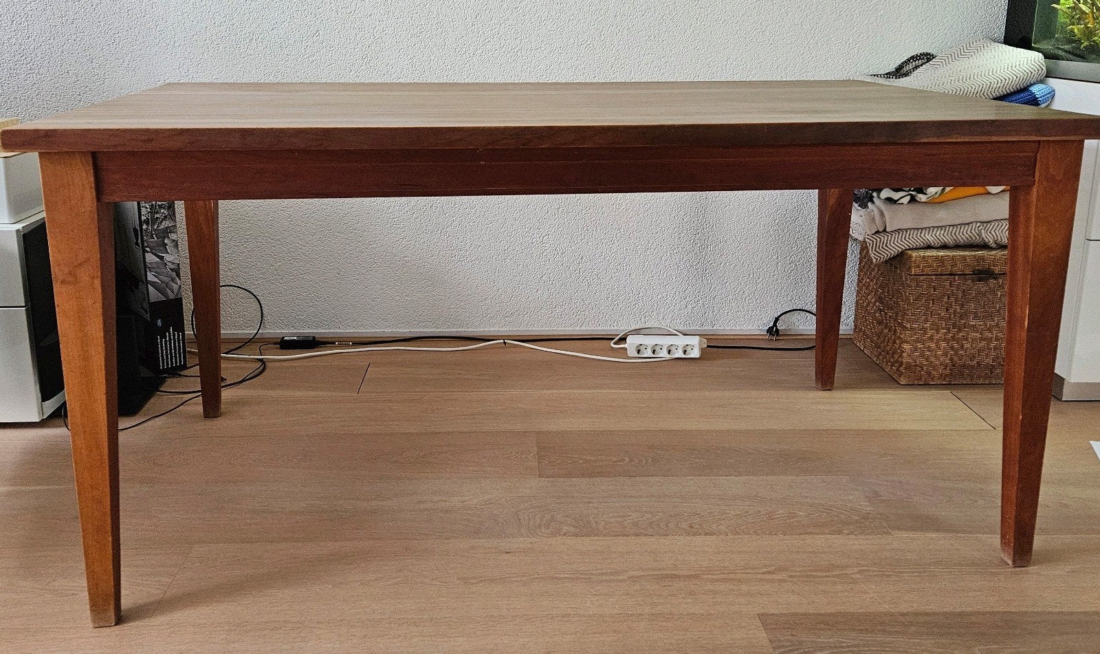 Eettafel kersenhout, Huis en Inrichting, Tafels | Eettafels, Ophalen, Gebruikt, 50 tot 100 cm, 150 tot 200 cm