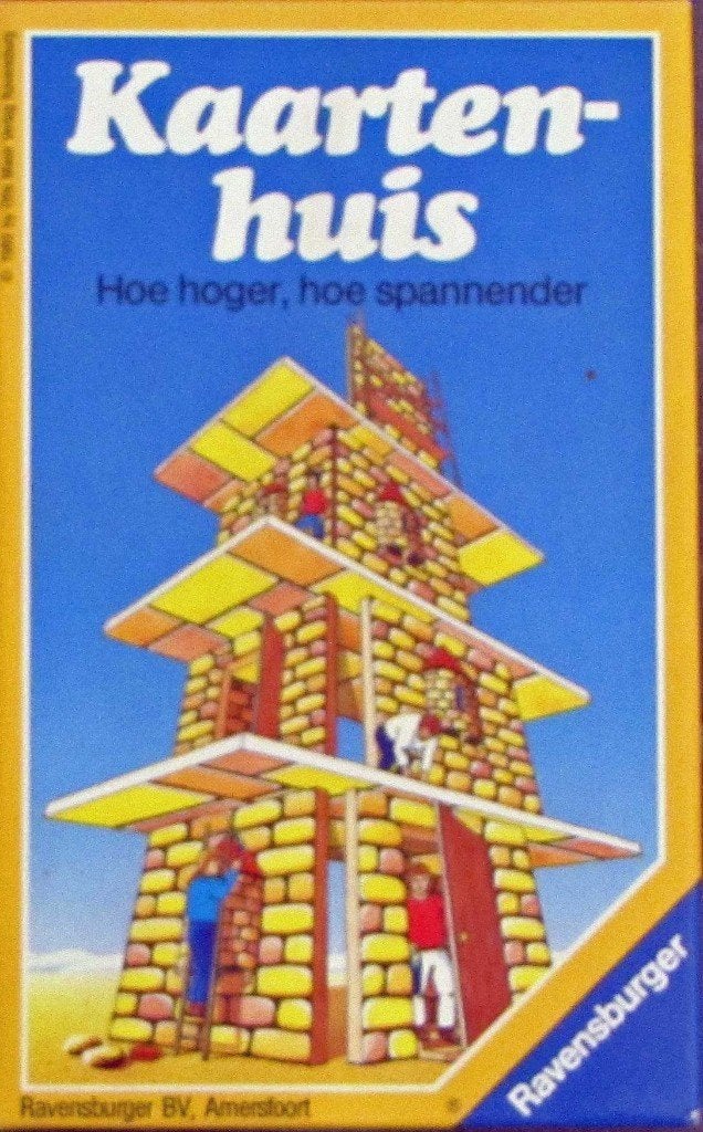 Educatief spel Kaartenhuis, Ophalen of Verzenden, Zo goed als nieuw, Bouwen