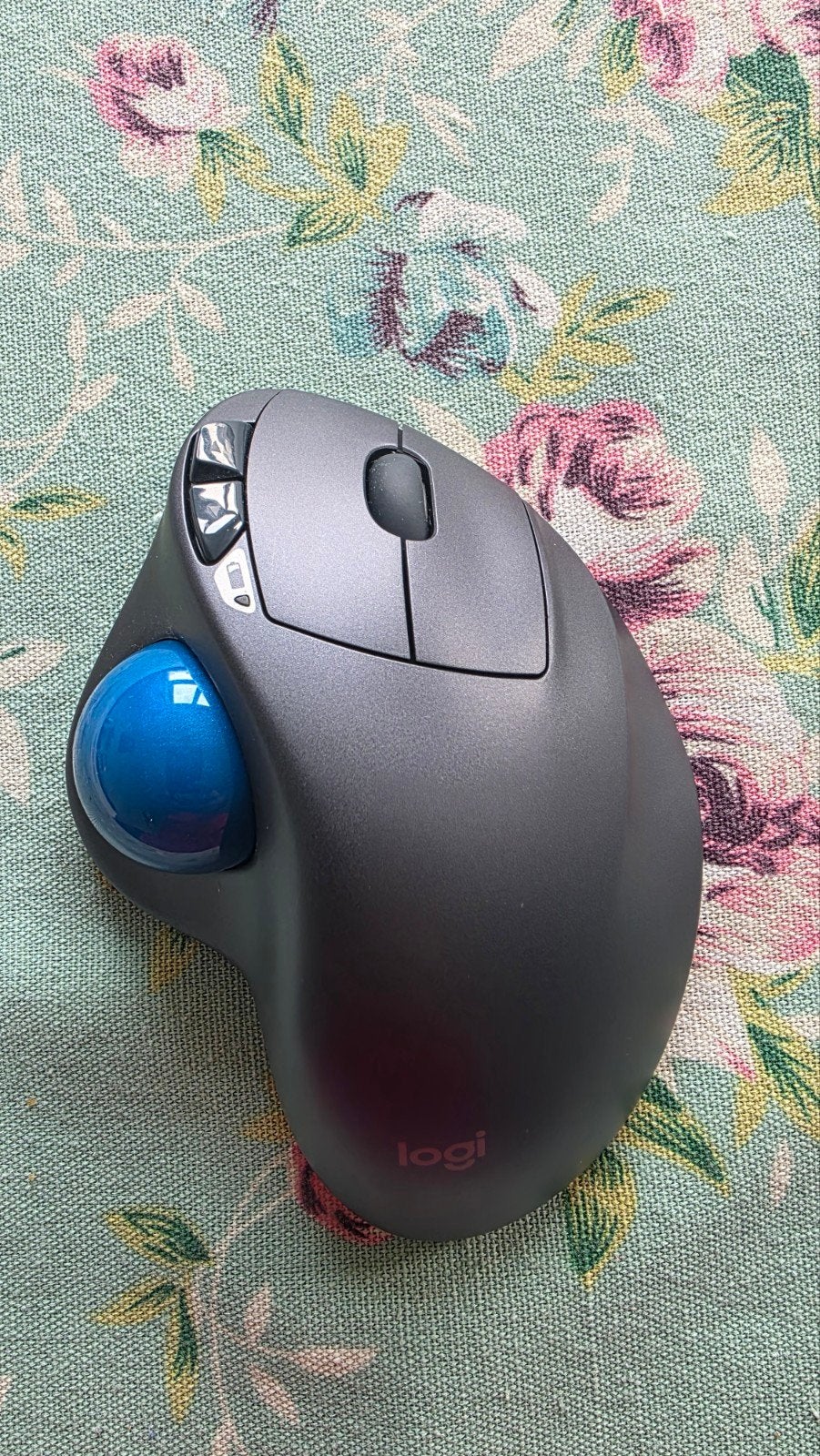 Logitech M570 Draadloze Ergonomische Trackball Muis, Ophalen, Rechtshandig, Gebruikt, Ergonomisch