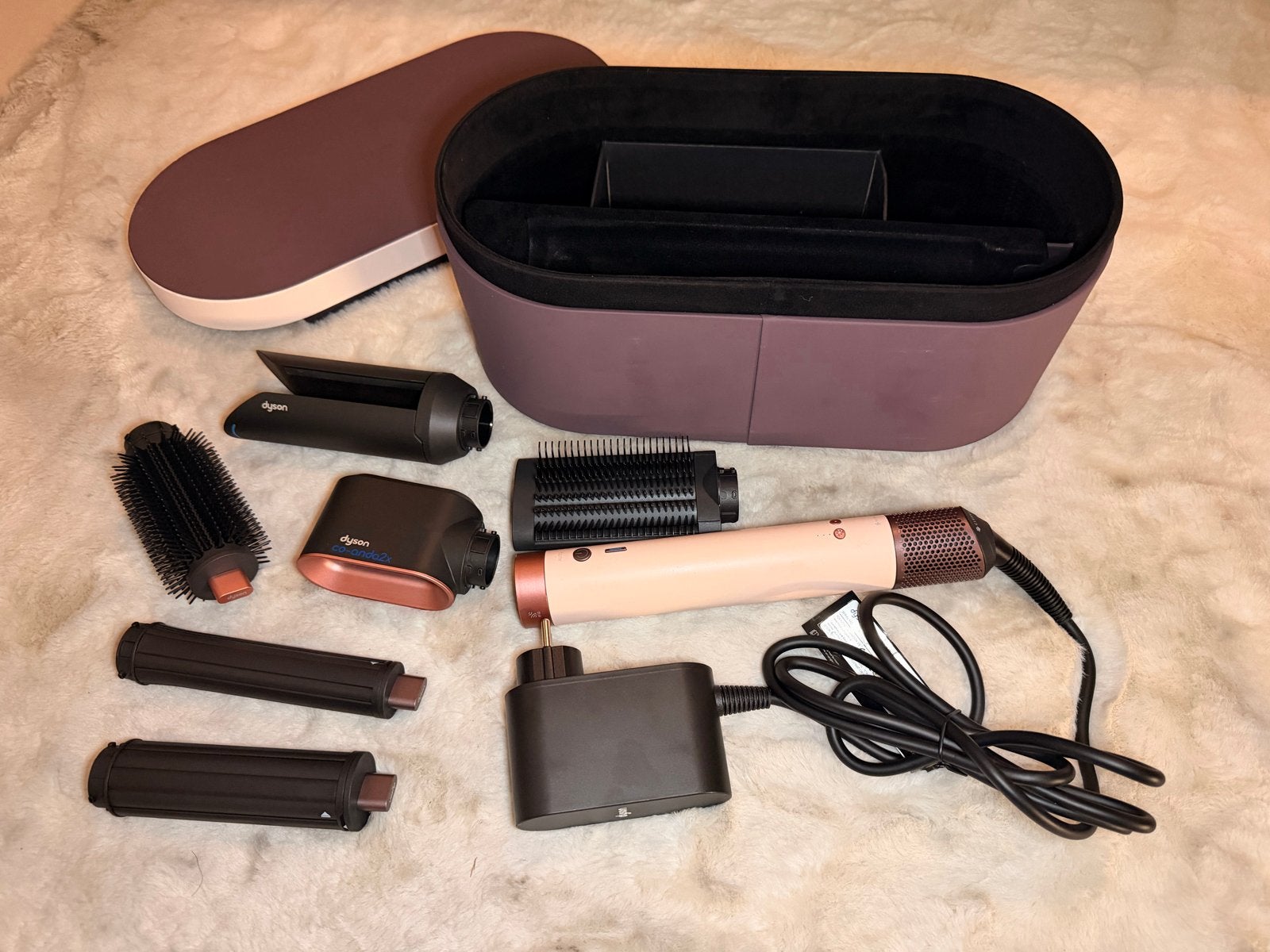 Dyson Airstrait Complete - Haarstyler met opzetstukken, Ophalen of Verzenden, Zo goed als nieuw, Krultang of Stijltang