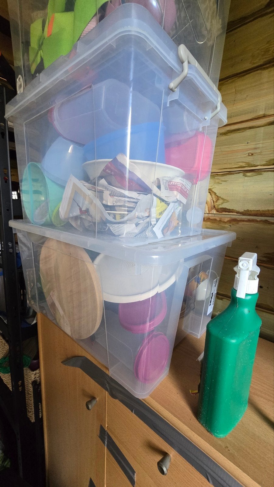 Diverse Tupperware items - 4 euro per stuk, Ophalen, Gebruikt, Blauw, Bak of Kom