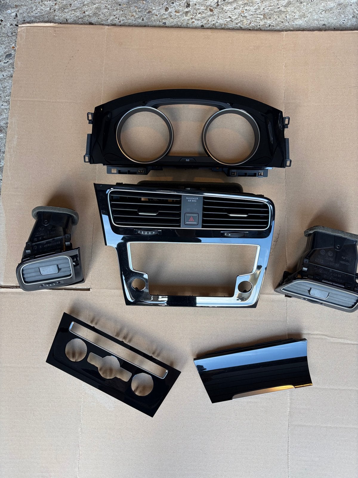 Golf 7 R-line Hoogglans Zwart Dashboard Delen (2013-2015), Ophalen of Verzenden, Gebruikt, Volkswagen