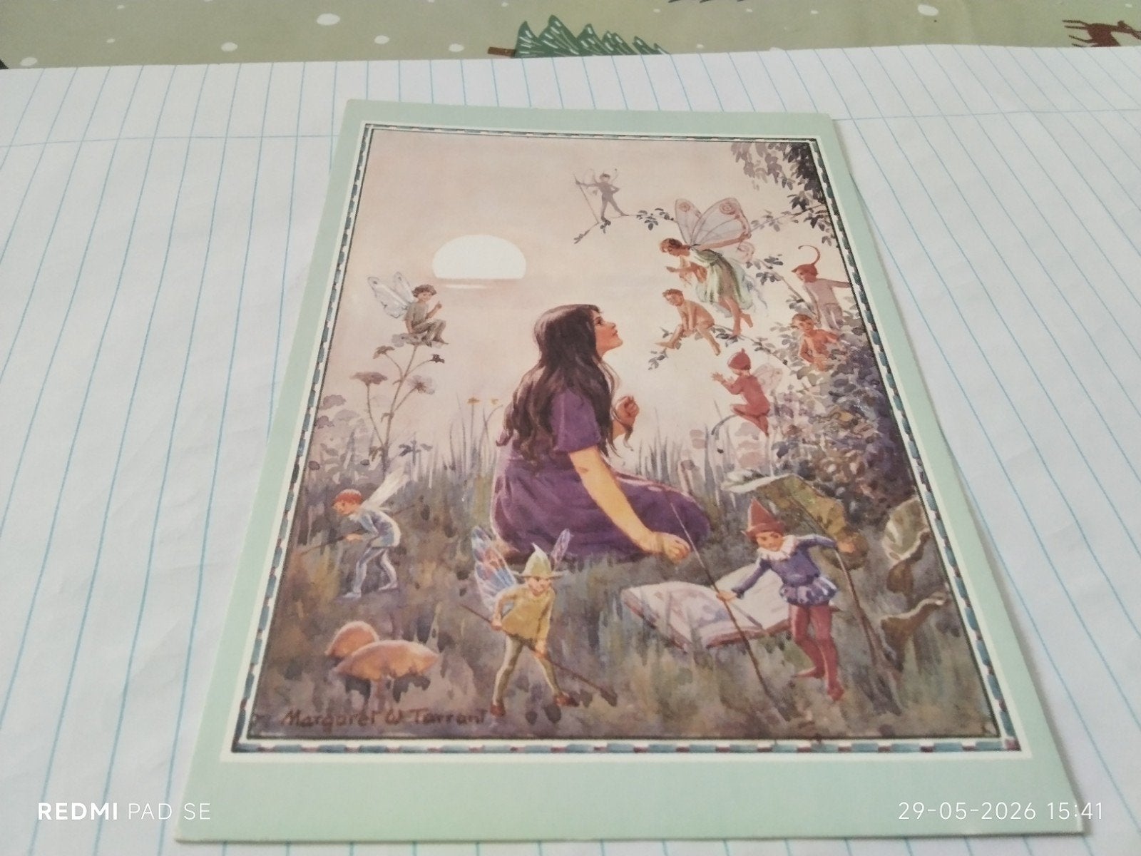 Vintage Ansichtkaart: Fairy Secrets door Margaret W. Tarrant, Ophalen of Verzenden, Voor 1920, Ongelopen, Noord-Holland