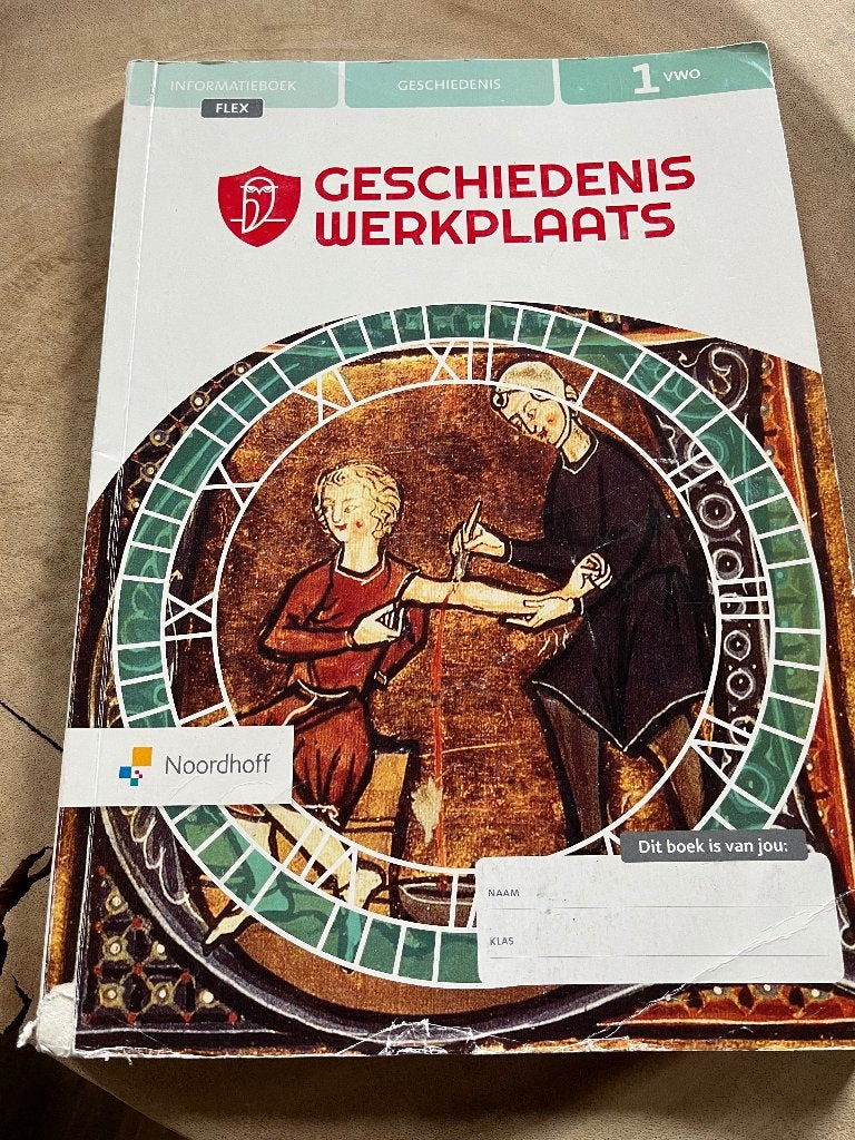 Informatieboek geschiedenis werkplaats 1 VWO, Gelezen, VWO, Geschiedenis, Ophalen of Verzenden
